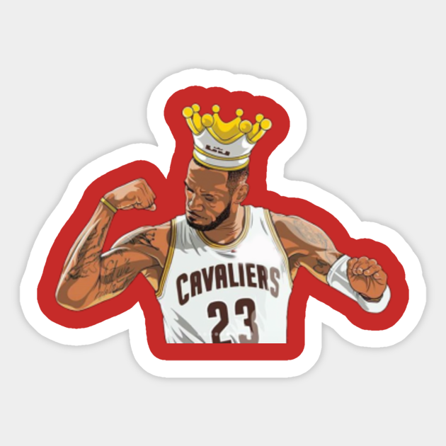 King James Lebron James Sticker TeePublic